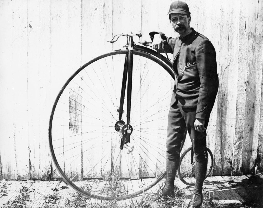 la roue avant d'une bicyclette a 60 cm de diamètre